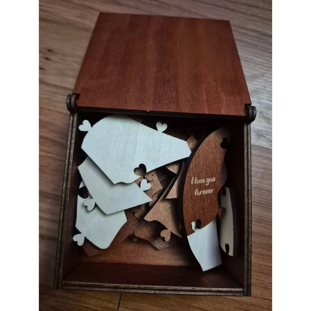 Amazon Anniversay Birthday Gifts Wood Heart Puzzle 20 Reasons Why I Love You b3